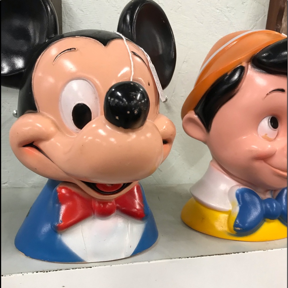 Vintage Mikey mouse figurines set